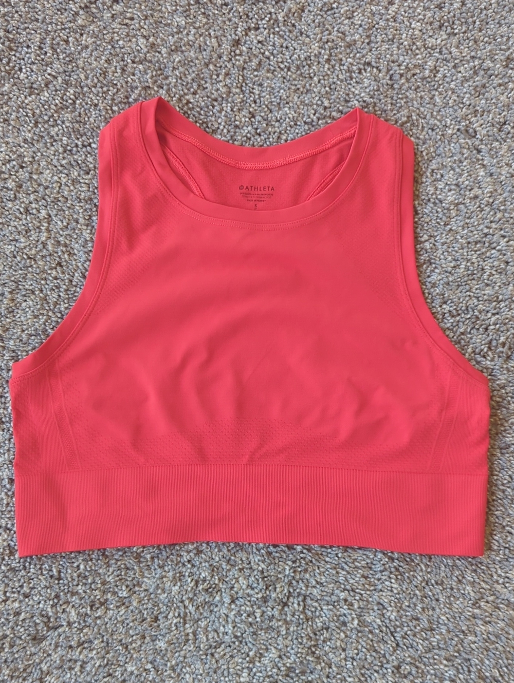 Athleta Momentum Crop Tank - Cardinal S